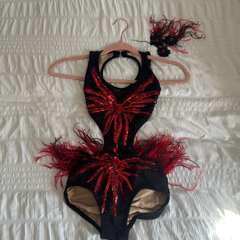 Opra leotard Custom solo dance costume jazz size child Large